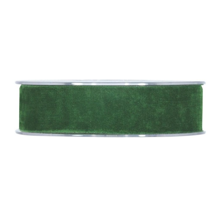 NASTRO MM25X7MT DOUBLE VELVET VERDE SCURO